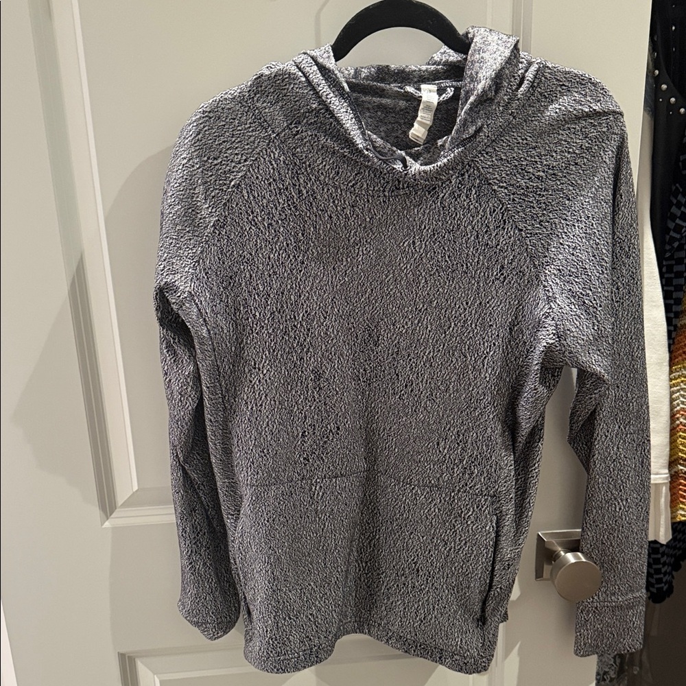 Lululemon Athletica Black and White Textured Hoodie